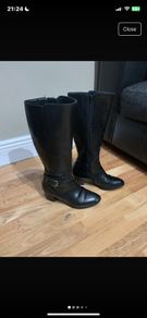 Ladies full leather boots
