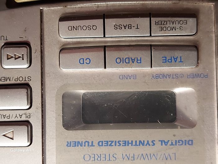 AIWA Compact Disc Stereo Radio Cassette Recorder Model CSD-ED35K, Radio works fine, CD & Tape, not playing