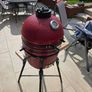 Ceramic bbq egg Kamado Bono Minimo Red Image 3