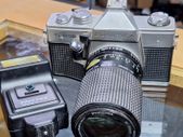 Praktica Super TL 1000 Camera + PrinzFlex 80-200mm MC Macro Lens + Praktica 1600 A Flash (Used)