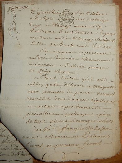 The Nee Delharmois Family Estate Archive 1782 to1796: A Complete Chronicle of Rural French Land Consolidation documents