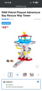 paw patrol tower