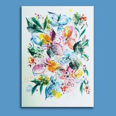 Original Watercolour Floral Painting