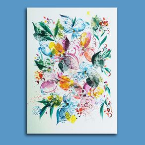 Original Watercolour Floral Painting
