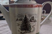 Vintage Villeroy and Boch Country Collection,Festive Memories Christmas coffee pot.