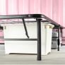 Folding Guest Bed Frame King 150 x 200 cm Space Saving with Underbed Storage Image 7