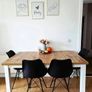 Dining Table - Extendable - Oak & White Image 2
