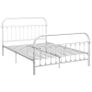 Bed Frame White Metal 140x200 cm Image 2