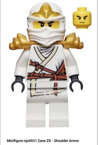 Lego Ninjago njo0031 Zane ZX Shoulder Armour