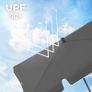 _Balcony Parasol, Rectangular Garden Umbrella, UV Protection up to UPF 50, Folding Umbrella with PA Coating for Garden Patio, without Stand Image 2