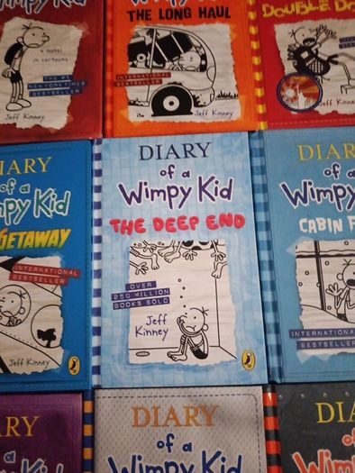 diary of a wimpy kid books