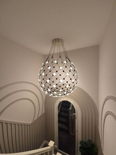 Authentic Luceplan Mesh  Pendant Light  Francisco Gomez Paz Design