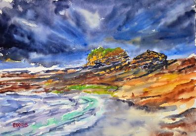 bundoran watercolour