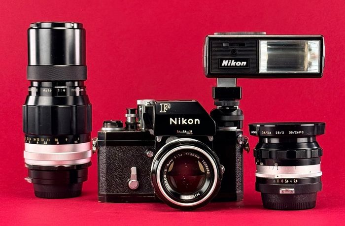 Nikon F complete with accessories