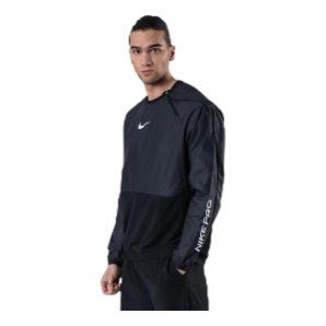 Nike Drill Top Pro Capsule White/black Tracksuit Training Tops Jacket Size Xl