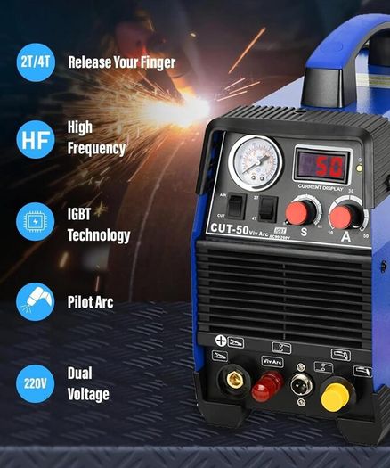 50A Plasma Cutter Machine CUT50 220V Metal Tool