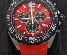 TAG Heuer Formula 1 Red Dial Chronograph 43mm