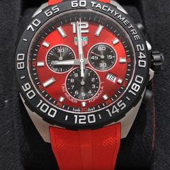 TAG Heuer Formula 1 Red Dial Chronograph 43mm