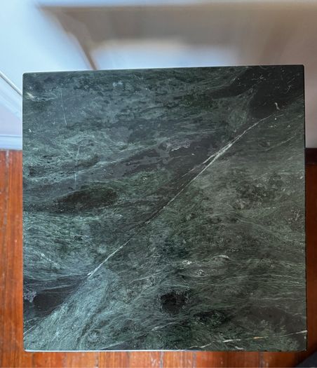 Green Stand with Marble Top