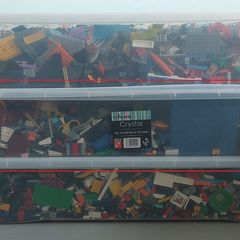 Assorted Lego pieces (box 1 - 15.6kg)