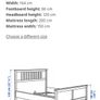 Hemnes bed frame Image 2