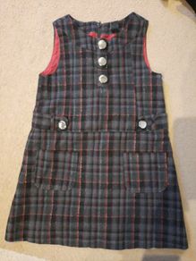 zara warm dress, size 5-6y
