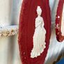 Vintage chalkware wall plaques Image 10
