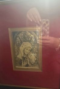 antique lenticular 3d holy picture