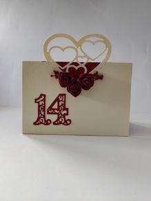Table number cards