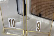 Table numbers for wedding- frames