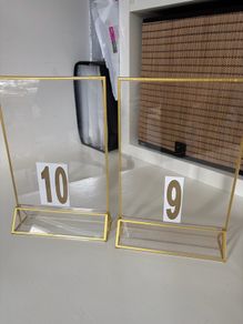 Table numbers for wedding- frames