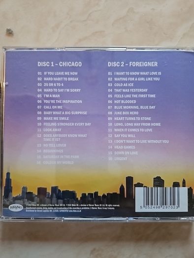 Chicago & Foreigner 2CD  - The Very Best Of