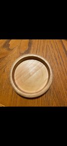 Handmade Wooden Valet Tray / Key Dish - Solid Wood, Hand-Turned