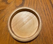 Handmade Wooden Valet Tray / Key Dish - Solid Wood, Hand-Turned