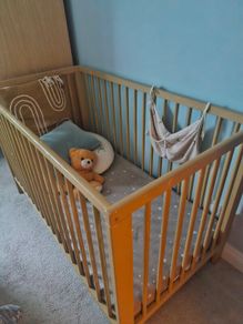 Ikea Gulliver Cot + new mattress
