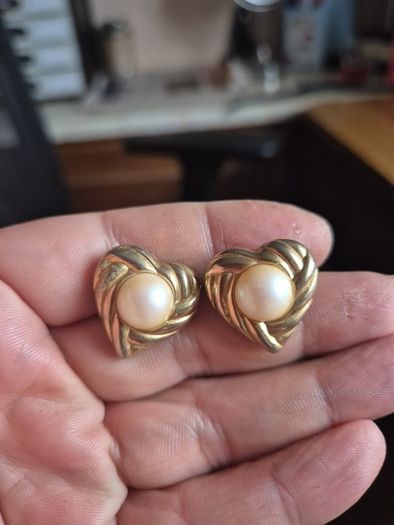 Vintage Heart Earrings