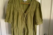 Next ladies pea green blouse