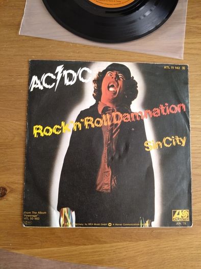 AC/DC Rock n Roll Damnation 7" UK Picture Sleeve