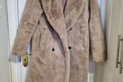 Pull&amp;Bear teddy fur winter coat
