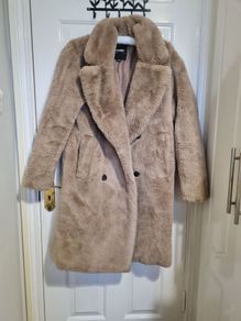 Pull&Bear teddy fur winter coat