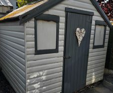 8FT x 8FT BarrelBoard Pressure Treated Shed - Dismantle and Collection