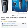 Electric Shaver Philips 3000 Series Wet or Dry- For Sale Image 8
