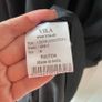 VILA Black Sleeveless Maxi Dress with Contrast Embroidered Stitch Detail - Brand New With Tags Image 5