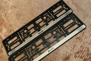 Audi Gel Number Plate Holders
