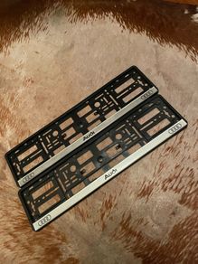 Audi Gel Number Plate Holders