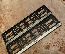 Audi Gel Number Plate Holders
