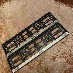 Audi Gel Number Plate Holders
