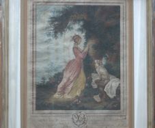 Jean-Honore Fragonard's Engraving Le Chiffre d'Amour