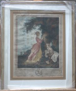 Jean-Honore Fragonard's Engraving Le Chiffre d'Amour