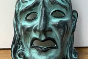 Ceramic Greek Mask wall decor